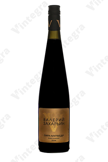 Валерий Захарьин Сира-Мурведр, 2024, сухое, 0.75 л., 13%, Россия