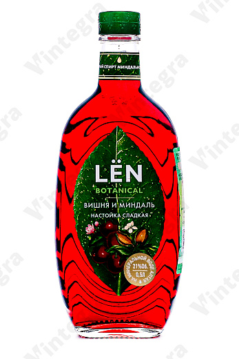 Лён Вишня и Миндаль, 0.5 л., 21%, Россия