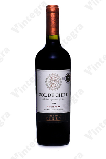Sol de Chile Carmenere Reserva Valle Central DO, сухое, 0.75 л., 13.5%, Чили