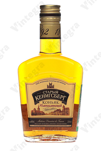 Старый Кенигсберг Пятилетний, 0.25 л., Россия, фляга