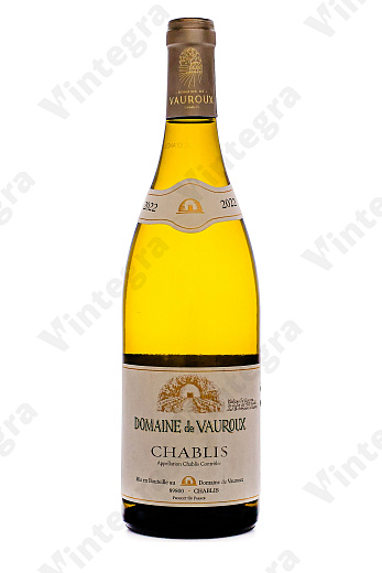 Domaine de Vauroux Chablis Premier Cru Montmains, 2022, сухое, 0.75 л., 12.5%, Франция