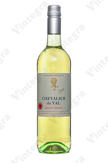 Chevalier du Val Vin Blanc Moelleux, 2022, полусладкое, 0.75 л., 10%, Франция