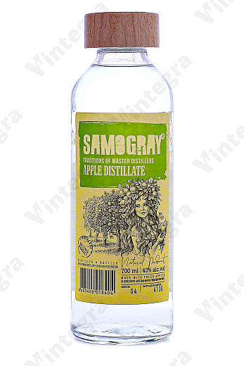 Самограй Яблочный Дистиллят, 0.7 л., 43%, Россия