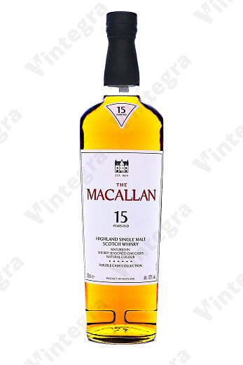Macallan Double Cask 15 years old, 0.7 л., 43%, Великобритания