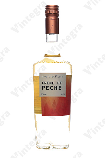 Нива Дистиллери Крем де Пеш, сладкий, 0.75 л., 17%, Россия