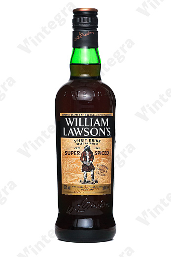 Вильям Лоусонс Супер Спайсд, 0.5 л., 35%, Россия