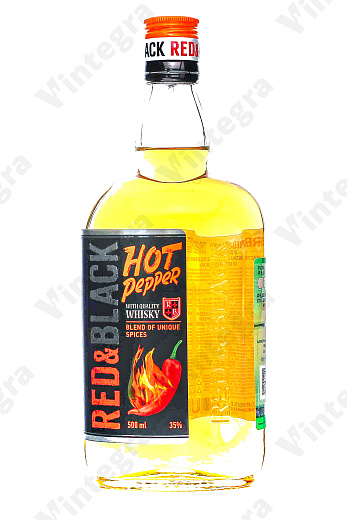 Рэд энд Блэк Хот Пеппер  на основе виски, полусладкая, 0.5 л., 35%, Россия