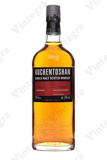 Auchentoshan 12 Years Old Single Malt, 0.7 л., 40%, Великобритания