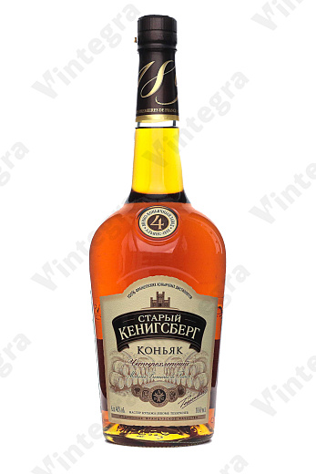 Старый Кенигсберг четырехлетний, 1 л., 40%, Россия