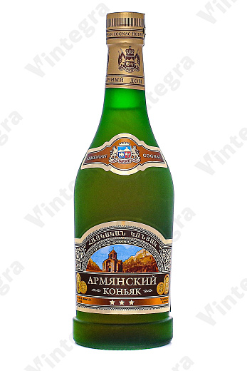 Ереванский Коньячный дом Армянский коньяк 3 звезды, 0.5 л., 40%, Армения