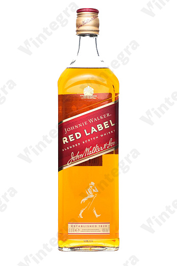 Johnnie Walker Red Label, 1 л., 40%, Великобритания