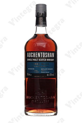 Auchentoshan Three Wood Single Malt, 0.7 л., Великобритания