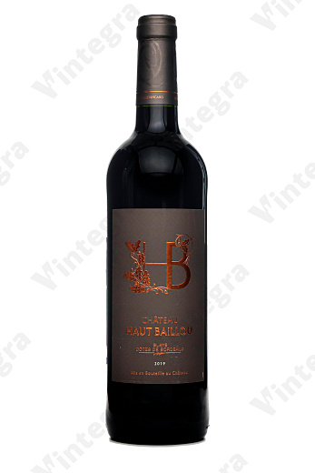 Chateau Haut-Baillou Blaye Cotes de Bordeaux AOC, 2019, сухое, 0.75 л., 14.5%, Франция