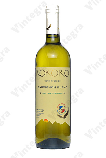 Cocoro Sauvignon Blanc DO Central Valley, white, semi-sweet, 2021, полусладкое, 0.75 л., 12.5%, Чили
