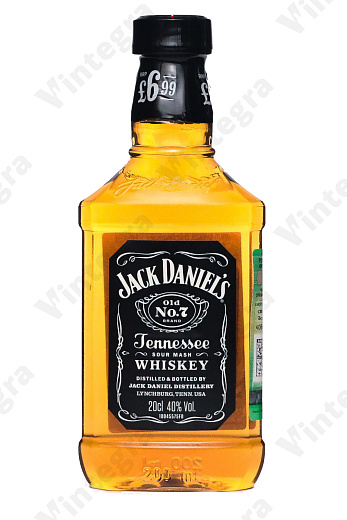 Jack Daniel's Tennessee, 0.2 л., 40%, США, подарочная упаковка