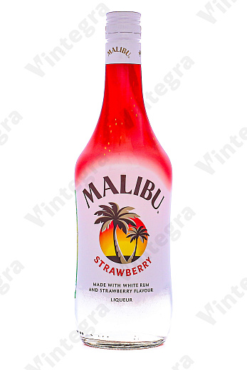 Malibu Strawberry, сладкий, 0.7 л., 18%, Испания