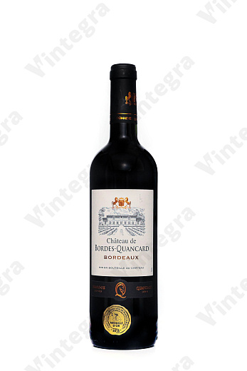 Chateau de Bordes-Quancard, 2018, сухое, 0.75 л., 13.5%, Франция