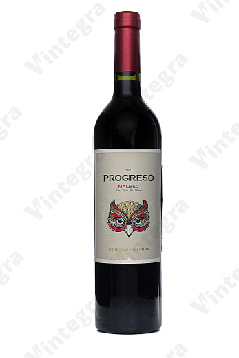 Progreso Malbec Mendoza, 2021, сухое, 0.75 л., 13%, Аргентина