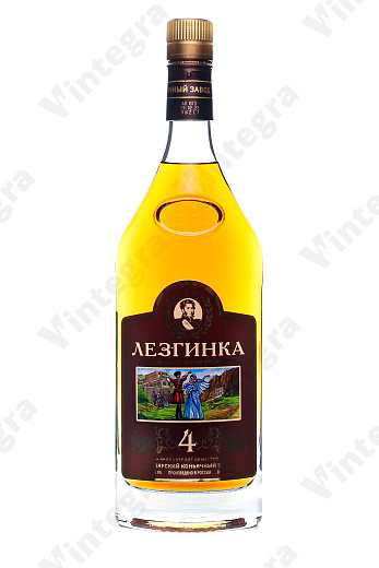 Лезгинка 4 года, 0.5 л., 40%, Россия