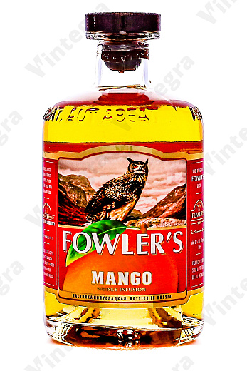 Фоулерс Манго с виски, 0.5 л., 35%, Россия