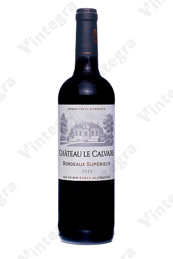 Chateau le Calvaire Bordeaux Superieur, 2022, сухое, 0.75 л., 13.5%, Франция