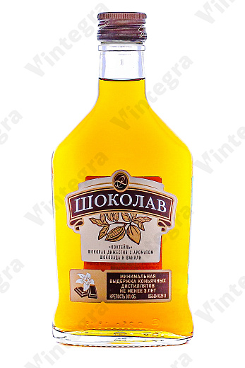 Шоколав Дижестив с ароматом шоколада и ванили, 0.25 л., 30%, Россия