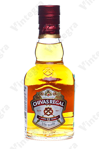 Chivas Regal 12 years old, 0.2 л., 40%, Великобритания