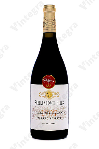 Stellenbosch Hills 1707 Red Reserve, 2020, сухое, 0.75 л., 14.5%, Южная Африка