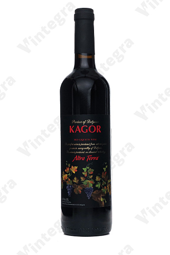 Kagor Altra Terra red, sweet, 2020, десертное, 0.75 л., 16%, Болгария