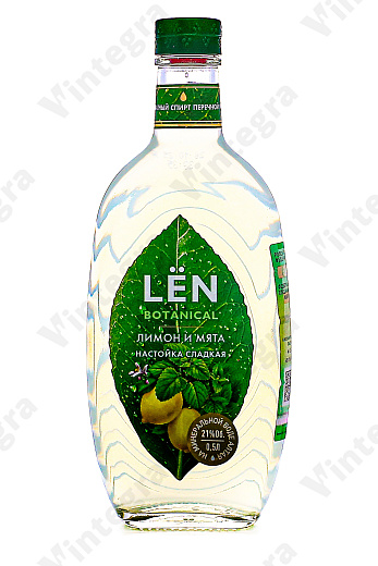 Лён Лимон и Мята, 0.5 л., 21%, Россия