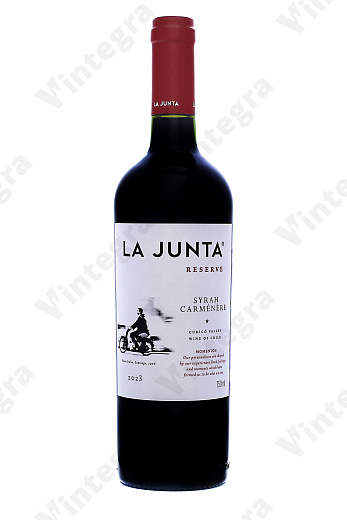 La Junta Reserva Syrah Carmenere, 2023, сухое, 0.75 л., 13.5%, Чили