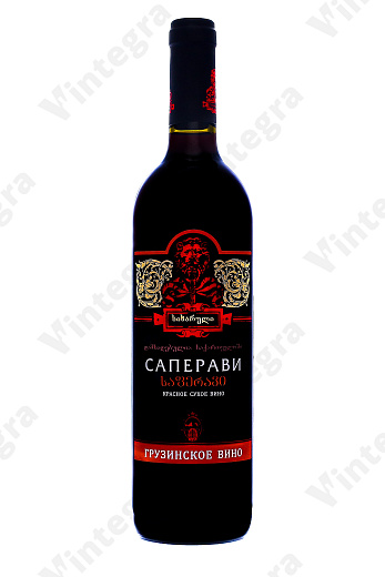 Сихарули Саперави, 2023, сухое, 0.75 л., 13%, Грузия