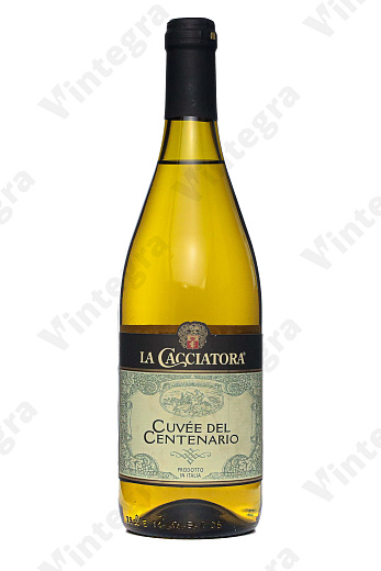 La Cacciatora Cuvee del Centenario Vino Bianco, 2021, полусухое, 0.75 л., 11%, Италия
