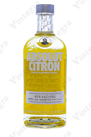 Absolut Citron, 0.7 л., 40%, Швеция