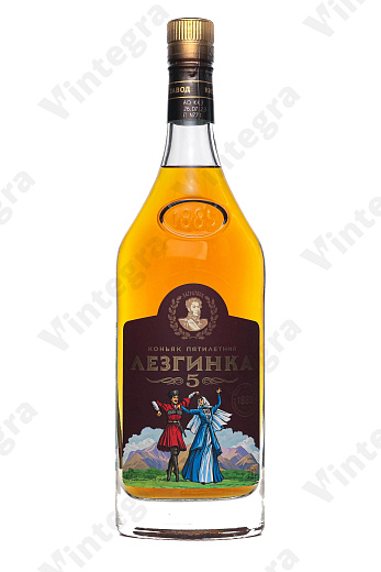 Лезгинка 5 лет, 2017, 0.5 л., 40%, Россия