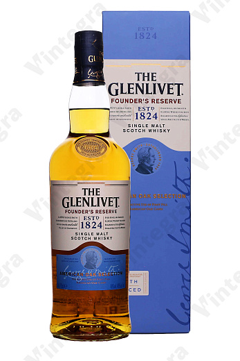 The Glenlivet Founder's Reserve, 0.7 л., 40%, Великобритания, подарочная упаковка