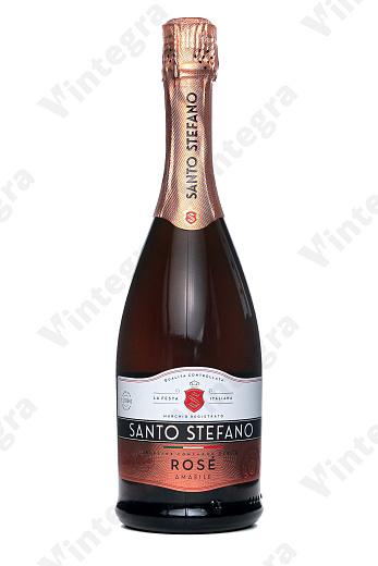 Санто Стефано, розовое, полусладкое, полусладкое, 0.75 л., 8%, Россия