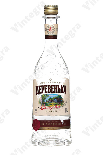 Солнечная деревенька на солодовом спирте "Альфа", 0.25 л., Россия