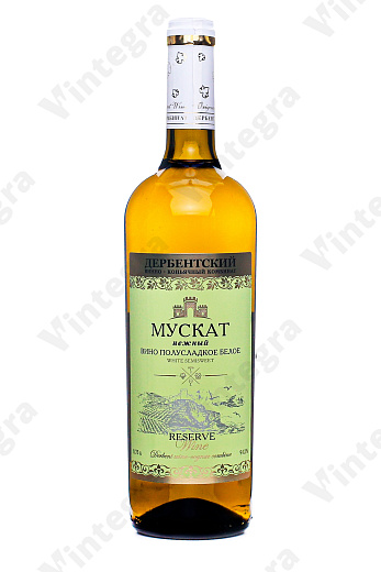 Мускат Нежный, 2022, полусладкое, 0.75 л., 12%, Россия