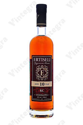 Эртисели КС 10 лет, 0.5 л., 40%, Грузия