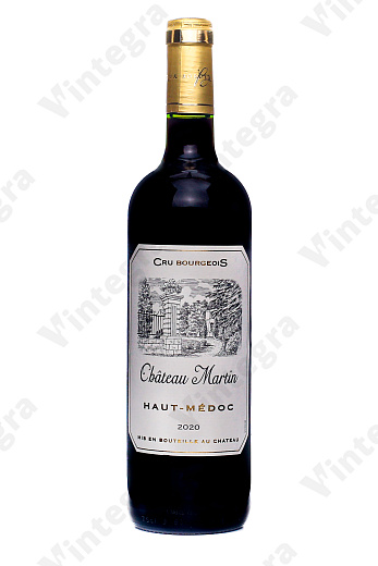 Chateau Martin Haut-Medoc Cru Bourgeois, 2020, сухое, 0.75 л., 13%, Франция