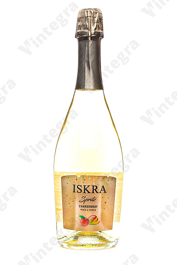 Iskra Spritz Chardonnay Peach & Mango, 2018, полусухое, 0.75 л., 6.5%, Болгария