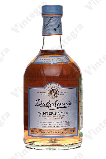 Dalwhinnie Winter's Gold, 0.7 л., 43%, Великобритания, подарочная упаковка