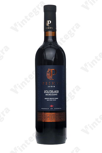 Мукузани Пешви, 2020, сухое, 0.75 л., 13%, Грузия