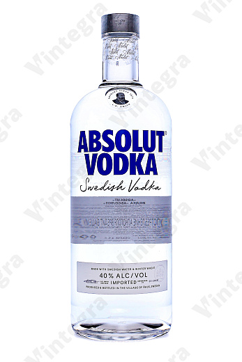 Absolut Swedish Vodka, 4.5 л., 40%, Швеция