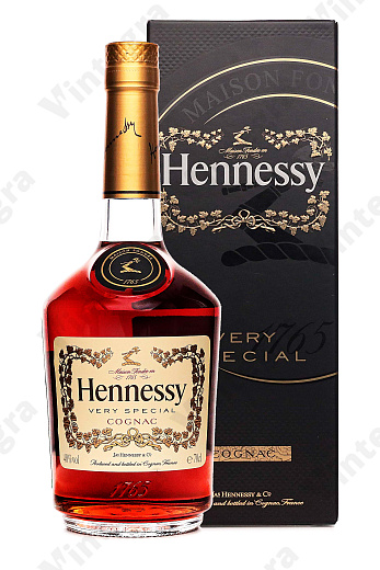 Hennessy VS, 0.7 л., Франция, подарочная упаковка