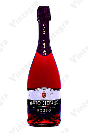 Санто Стефано Россо Амабиле, полусладкий, 0.75 л., 6%, Россия
