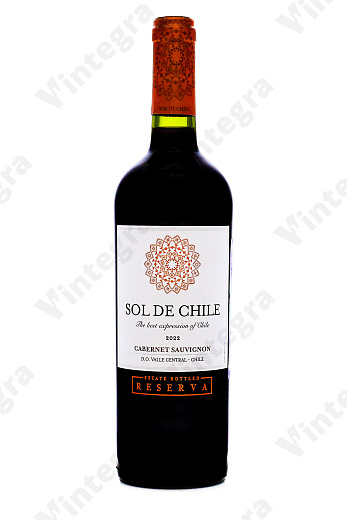 Sol de Chile Cabernet Sauvignon Reserva, 2022, сухое, 0.75 л., 13.5%, Чили