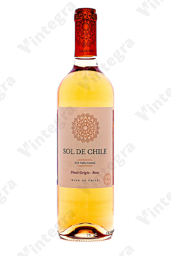 Sol de Chile Pinot Grigio - Rose, 2022, сухое, 0.75 л., 12.5%, Чили