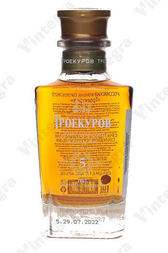 Троекуров пятилетний, 0.1 л., 40%, Россия